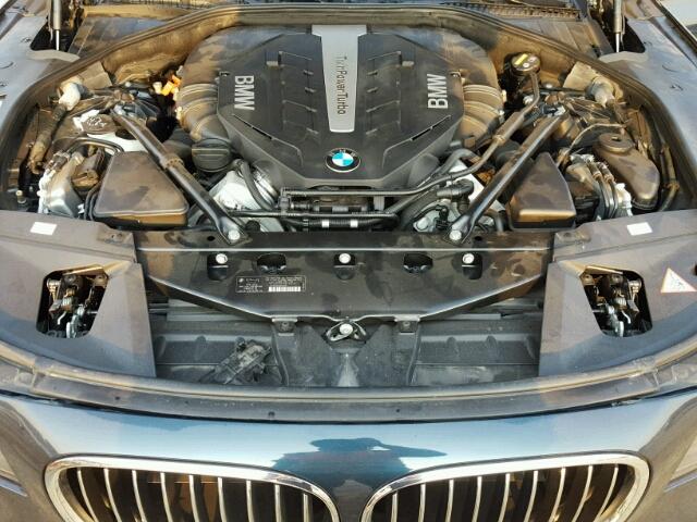 WBAYF8C50ED653707 - 2014 BMW 750 BLUE photo 7