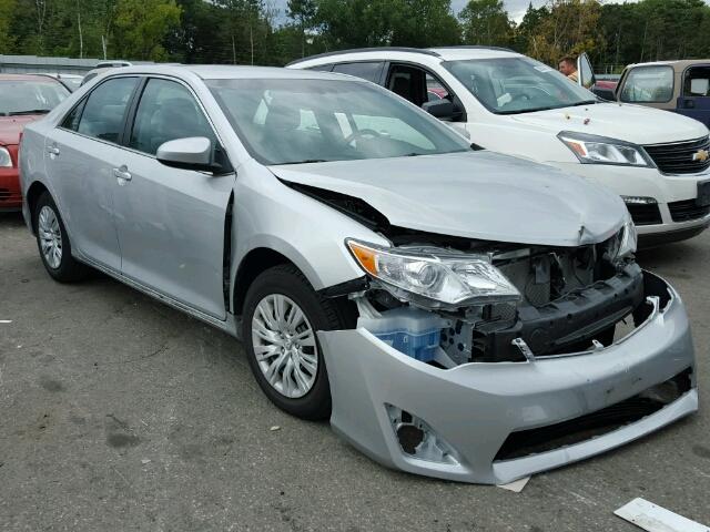 4T4BF1FK9ER395660 - 2014 TOYOTA CAMRY SILVER photo 1