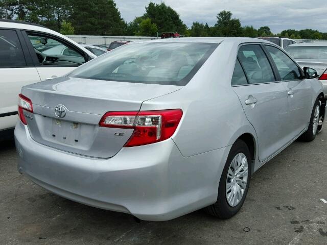 4T4BF1FK9ER395660 - 2014 TOYOTA CAMRY SILVER photo 4