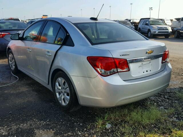 1G1PC5SH1G7161988 - 2016 CHEVROLET CRUZE LIMI SILVER photo 3