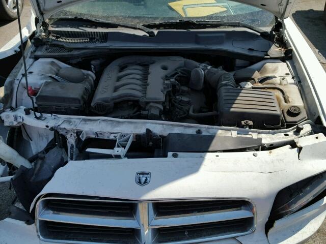 2B3CA3CV7AH107595 - 2010 DODGE CHARGER SX WHITE photo 7