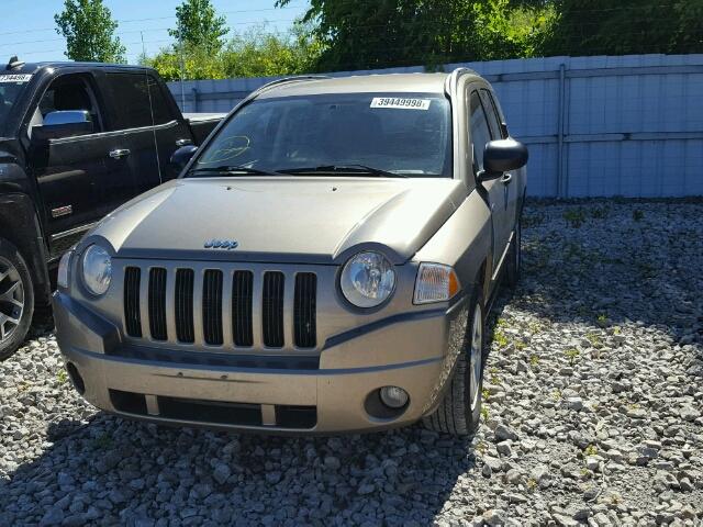 1J8FT47078D737109 - 2008 JEEP COMPASS SP GREEN photo 2
