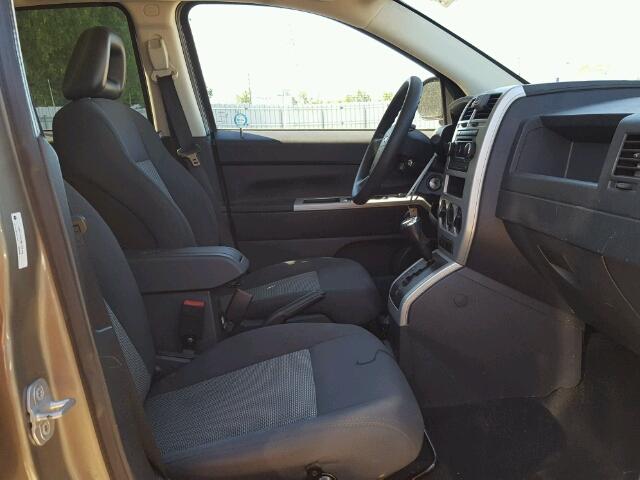 1J8FT47078D737109 - 2008 JEEP COMPASS SP GREEN photo 5