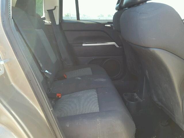 1J8FT47078D737109 - 2008 JEEP COMPASS SP GREEN photo 6