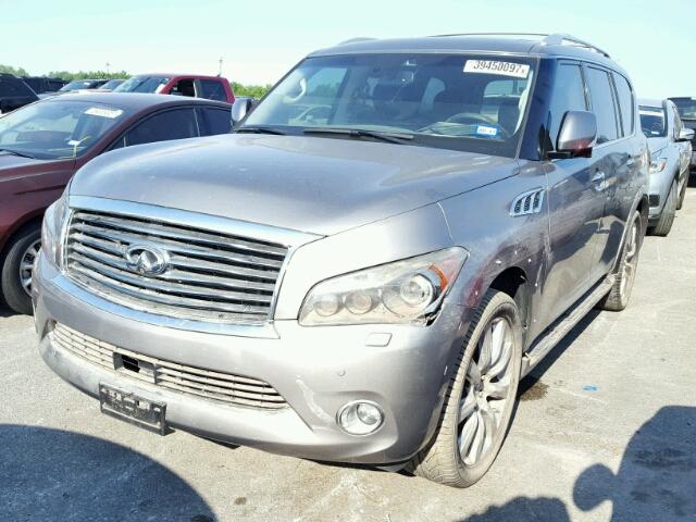 JN8AZ2NE7C9020079 - 2012 INFINITI QX56 GRAY photo 2