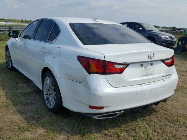 JTHCE1BL9D5003384 - 2013 LEXUS GS 350 WHITE photo 3