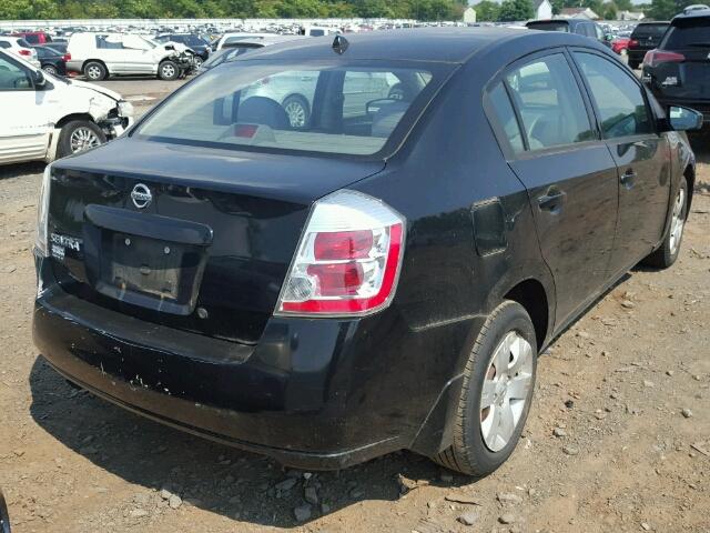 3N1AB61E98L646246 - 2008 NISSAN SENTRA 2.0 BLACK photo 4