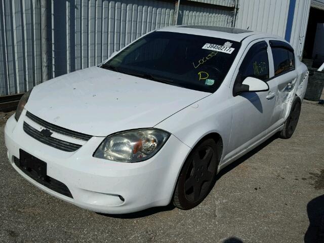 1G1AF5F54A7223341 - 2010 CHEVROLET COBALT WHITE photo 2