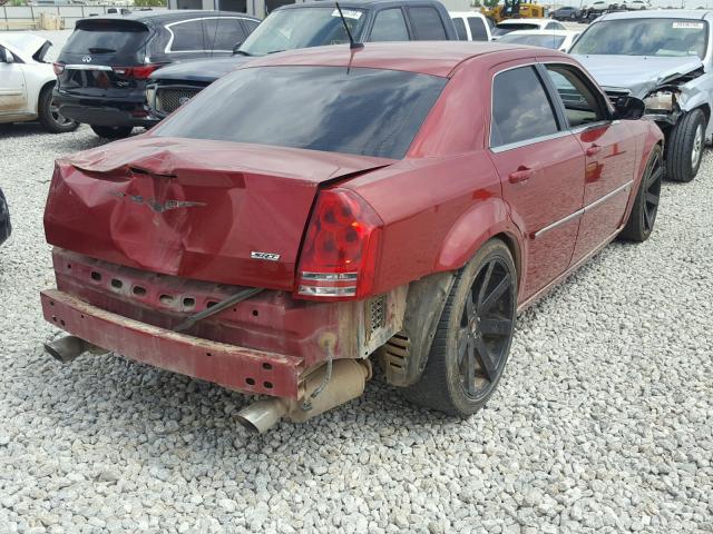 2C3LA73W58H193311 - 2008 CHRYSLER 300C SRT-8 RED photo 4