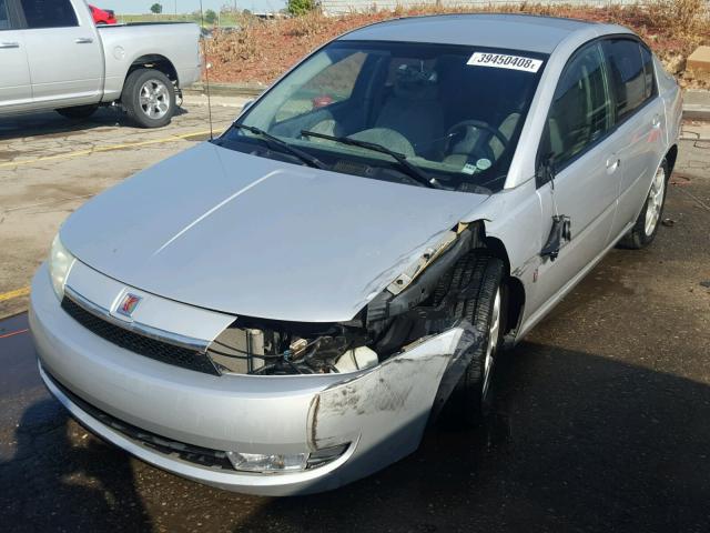 1G8AK52F14Z106675 - 2004 SATURN ION LEVEL SILVER photo 2