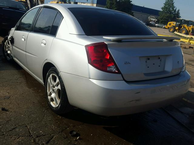 1G8AK52F14Z106675 - 2004 SATURN ION LEVEL SILVER photo 3