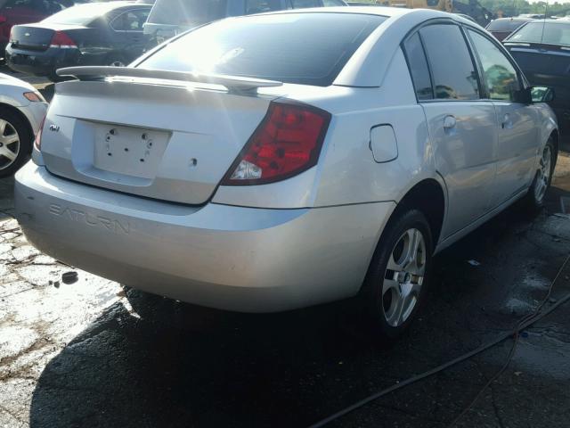 1G8AK52F14Z106675 - 2004 SATURN ION LEVEL SILVER photo 4