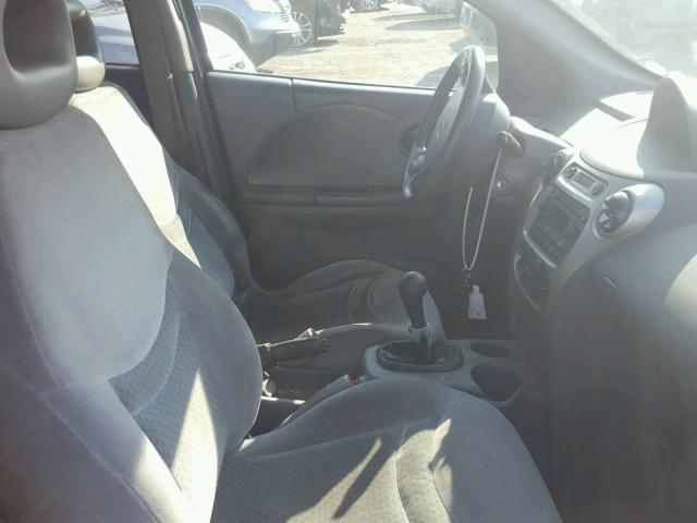 1G8AK52F14Z106675 - 2004 SATURN ION LEVEL SILVER photo 5