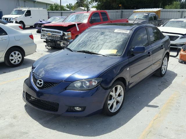 JM1BK32F291240115 - 2009 MAZDA 3 I BLUE photo 2