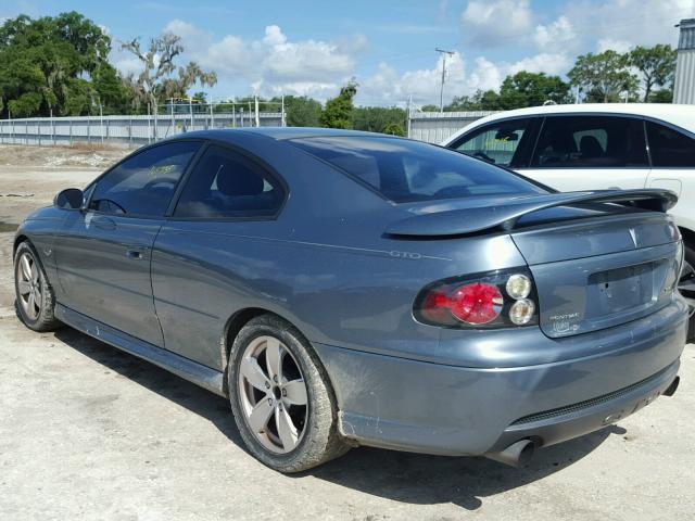 6G2VX12U56L546430 - 2006 PONTIAC GTO BLUE photo 3