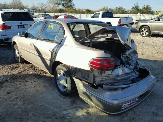 1G3NG52M7X6315352 - 1999 OLDSMOBILE CUTLASS GL TAN photo 3