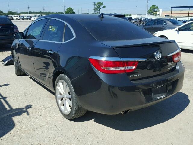 1G4PR5SK6E4223722 - 2014 BUICK VERANO BLACK photo 3