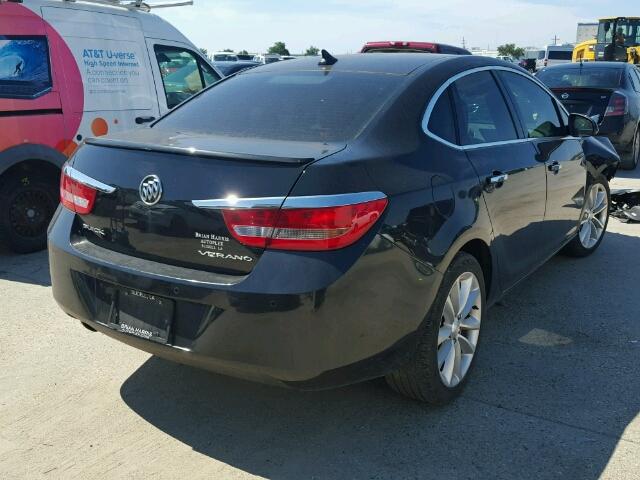 1G4PR5SK6E4223722 - 2014 BUICK VERANO BLACK photo 4