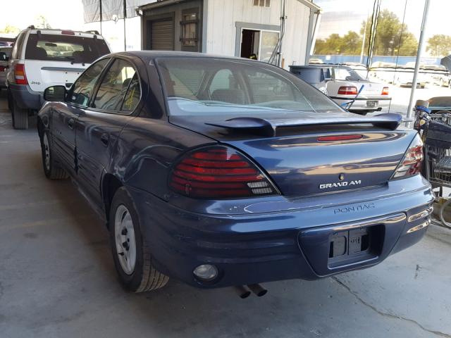 1G2NE52T8YM875315 - 2000 PONTIAC GRAND AM S Mavi foto 3