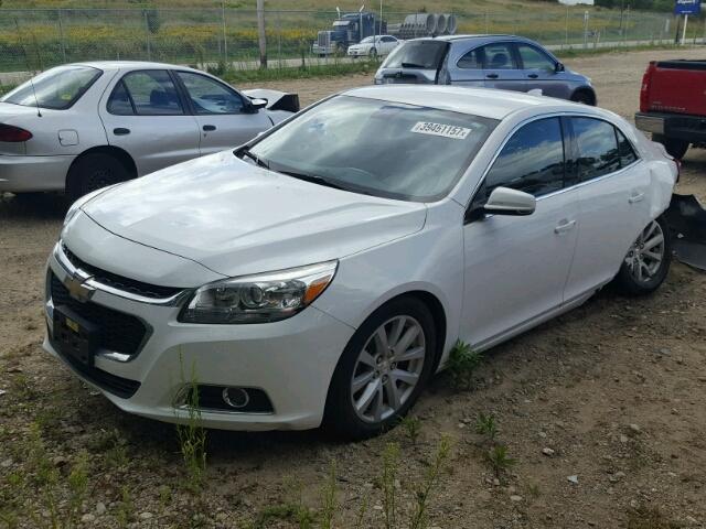 1G11D5SL8FF120401 - 2015 CHEVROLET MALIBU 2LT WHITE photo 2