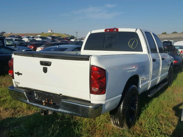 1D7HA18278S597343 - 2008 DODGE RAM 1500 WHITE photo 4