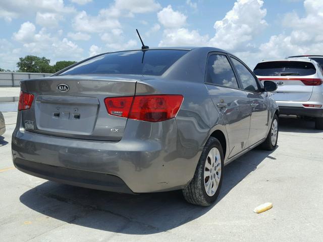 KNAFU4A20C5511802 - 2012 KIA FORTE EX ნაცრისფერი ფოტო 4