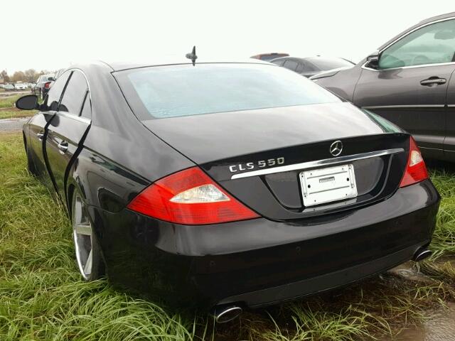 WDDDJ72X77A082627 - 2007 MERCEDES-BENZ CLS BLACK photo 3