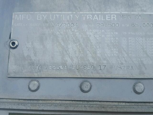 1UYVS25395U485917 - 2005 OTHE TRAILER SILVER photo 10