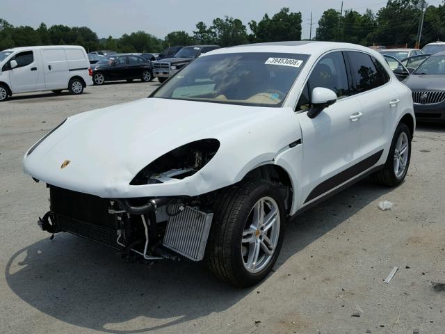 WP1AB2A5XGLB49611 - 2016 PORSCHE MACAN S WHITE photo 2