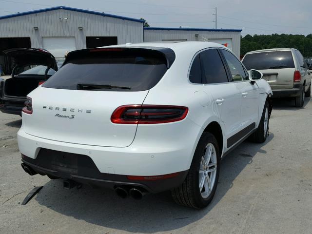 WP1AB2A5XGLB49611 - 2016 PORSCHE MACAN S WHITE photo 4