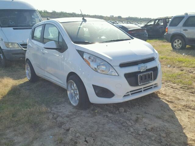 KL8CD6S92EC415691 - 2014 CHEVROLET SPARK 1LT WHITE photo 1