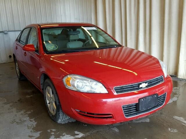 2G1WT58K889284878 - 2008 CHEVROLET IMPALA RED photo 1