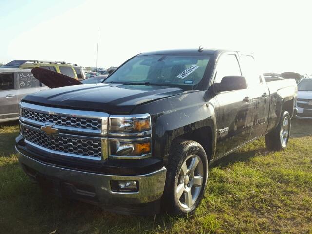 1GCRCREC2EZ411599 - 2014 CHEVROLET SILVERADO BLACK photo 2