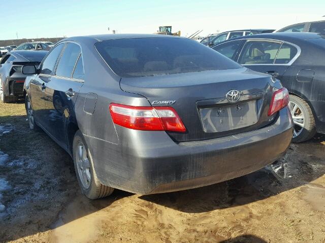 4T1BE46K77U015748 - 2007 TOYOTA CAMRY NEW GRAY photo 3