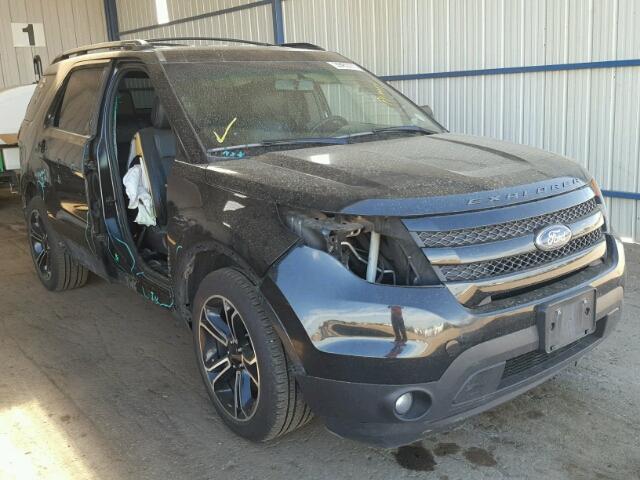 1FM5K8GT0DGC10279 - 2013 FORD EXPLORER BLACK photo 1