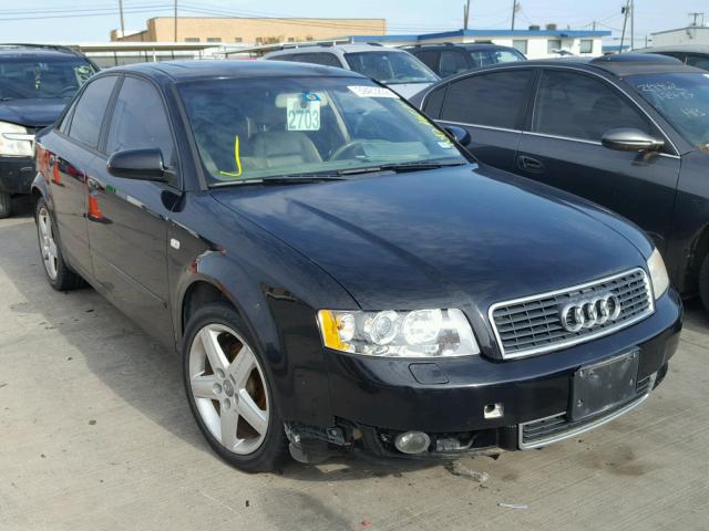 WAUJC68E95A067130 - 2005 AUDI A4 1.8T BLACK photo 1