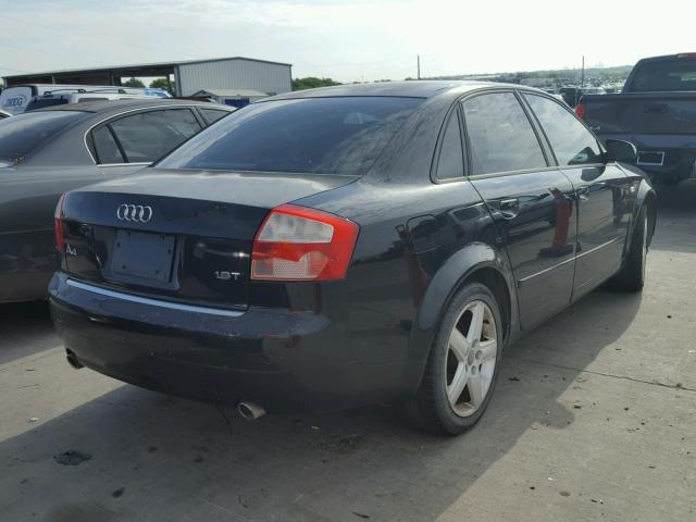 WAUJC68E95A067130 - 2005 AUDI A4 1.8T BLACK photo 4