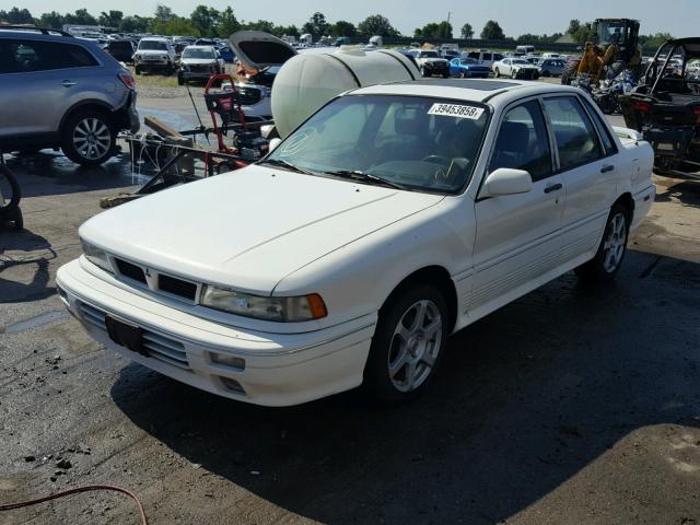 JA3CX56U3NZ009230 - 1992 MITSUBISHI GALANT VR- WHITE photo 2