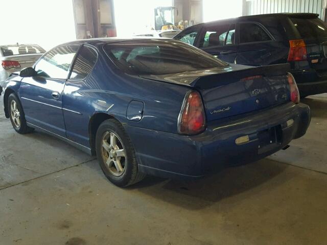2G1WW12E139453876 - 2003 CHEVROLET MONTE CARL 蓝色 照片 3