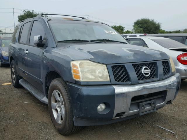 5N1AA08B94N705276 - 2004 NISSAN ARMADA SE GREEN photo 1