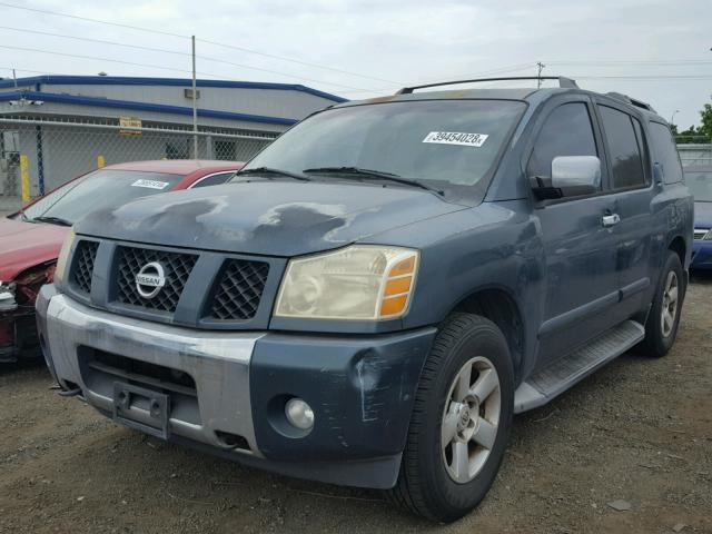 5N1AA08B94N705276 - 2004 NISSAN ARMADA SE GREEN photo 2