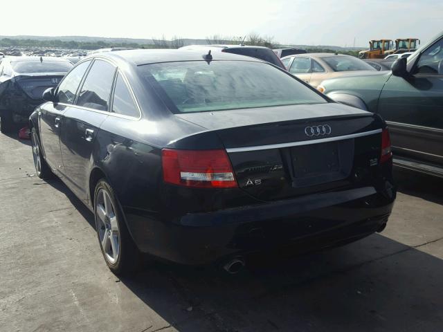 WAUDH74F28N060472 - 2008 AUDI A6 3.2 QUA BLACK photo 3