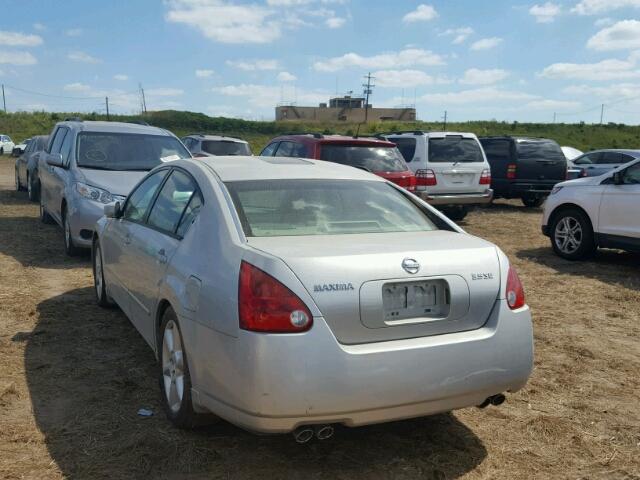 1N4BA41EX4C930070 - 2004 NISSAN MAXIMA SE SILVER photo 3