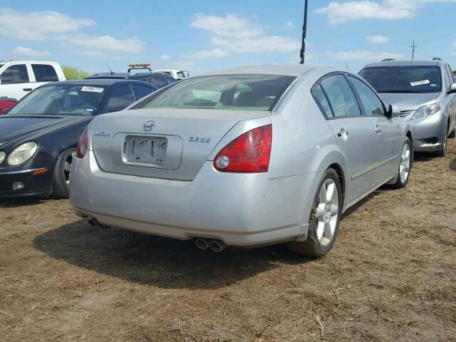 1N4BA41EX4C930070 - 2004 NISSAN MAXIMA SE SILVER photo 4