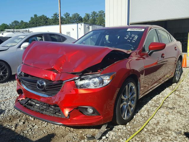 JM1GJ1W66E1148345 - 2014 MAZDA 6 GRAND TO RED photo 2