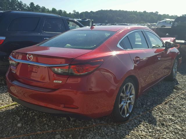 JM1GJ1W66E1148345 - 2014 MAZDA 6 GRAND TO RED photo 4