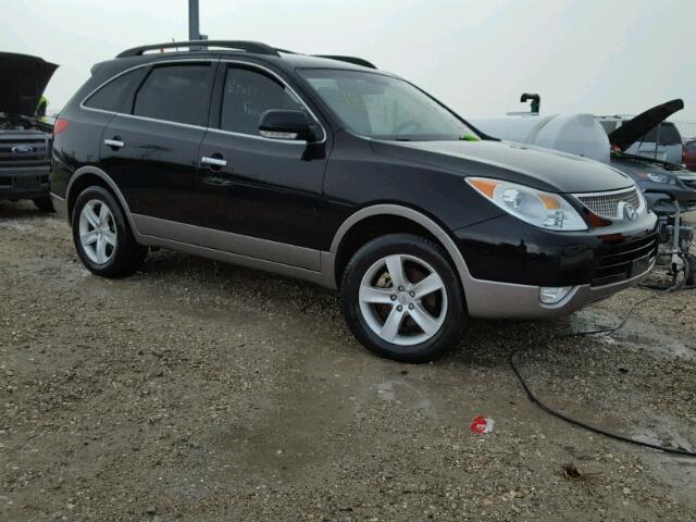 KM8NU4CC6BU157689 - 2011 HYUNDAI VERACRUZ BLACK photo 1