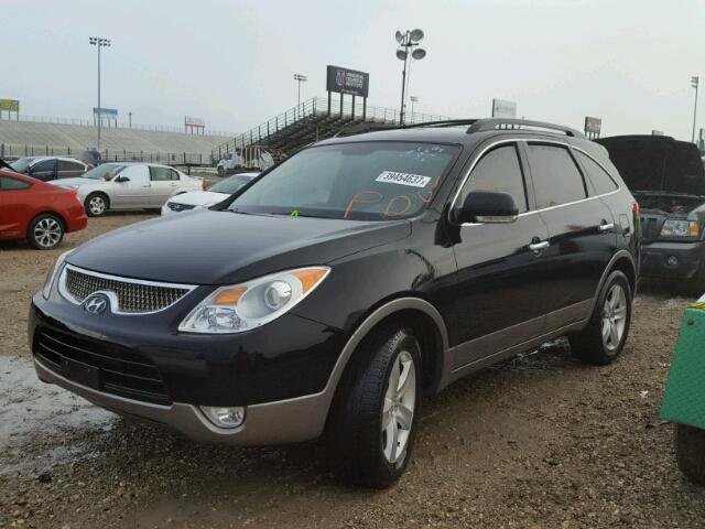 KM8NU4CC6BU157689 - 2011 HYUNDAI VERACRUZ BLACK photo 2