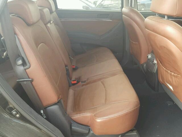 KM8NU4CC6BU157689 - 2011 HYUNDAI VERACRUZ BLACK photo 6