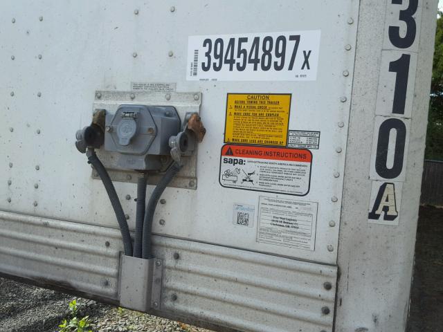 1UYVS253XEP801825 - 2014 UTILITY TRAILER WHITE photo 8